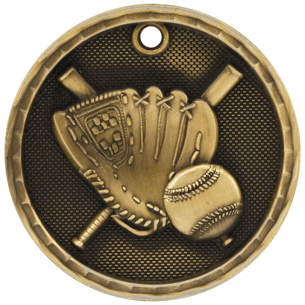 Antique 3D Baseball / Softball Medals
