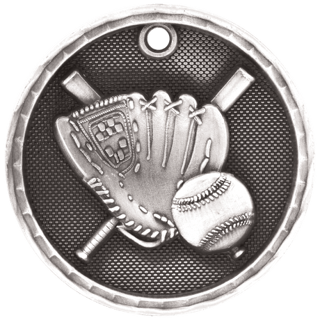 Antique 3D Baseball / Softball Medals
