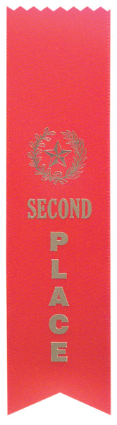 Pinked Ribbon 1st, 2nd, 3rd, 4th, 5th, or 6th Place