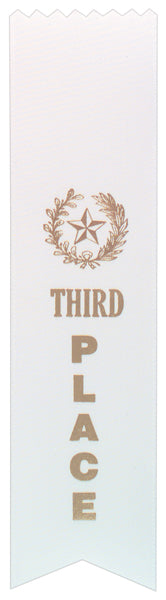 Pinked Ribbon 1st, 2nd, 3rd, 4th, 5th, or 6th Place