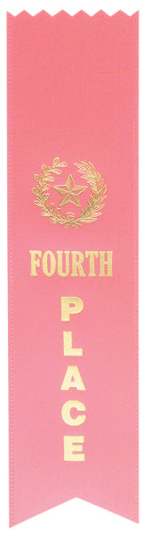Pinked Ribbon 1st, 2nd, 3rd, 4th, 5th, or 6th Place