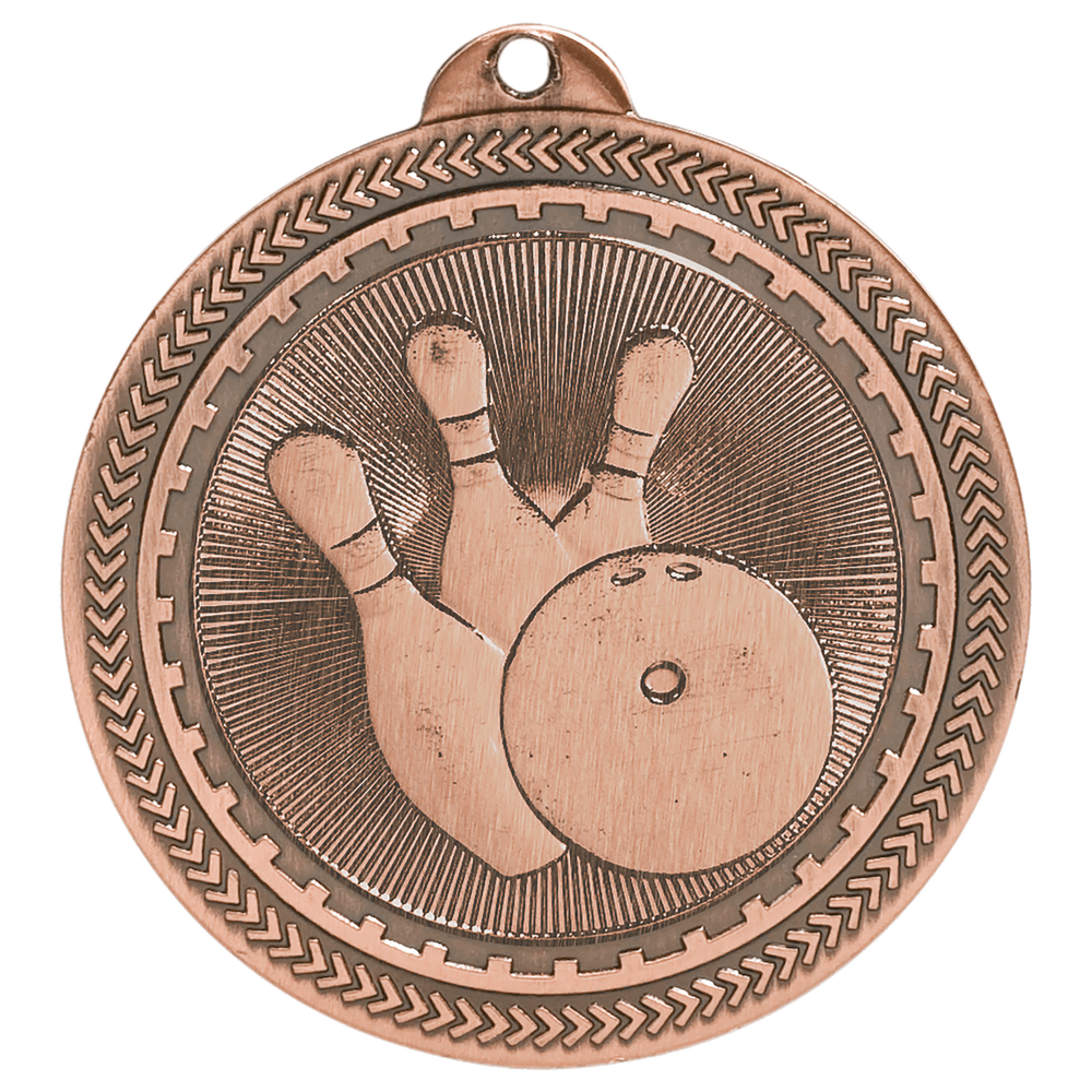 Bowling Laserable Medals