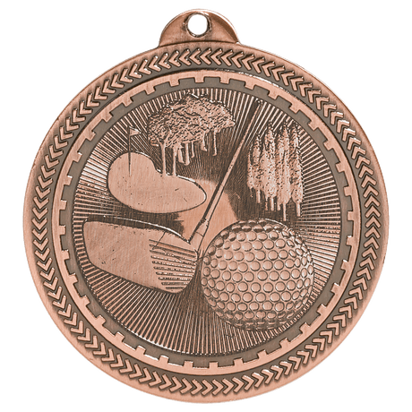 Golf Laserable Medals