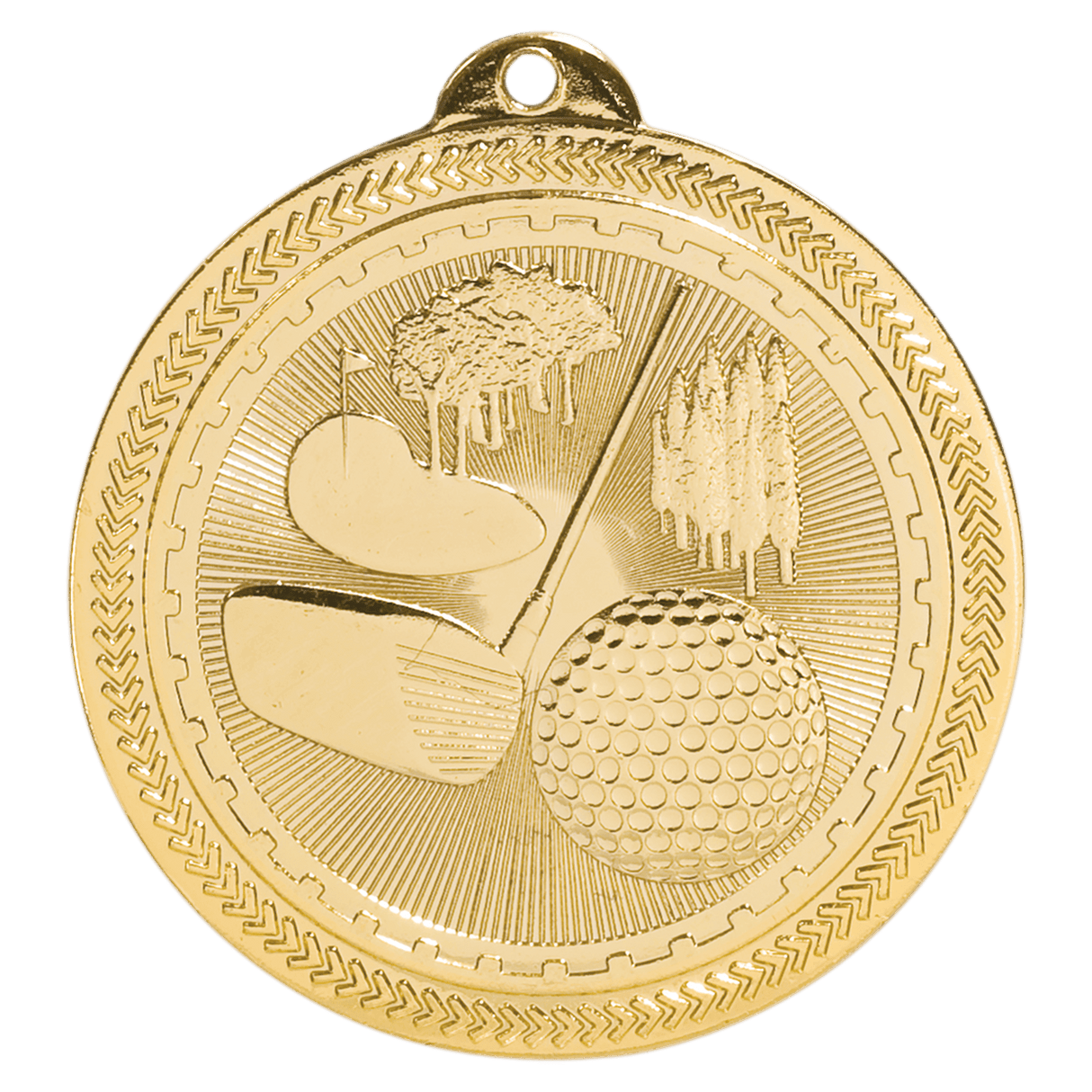 Golf Laserable Medals