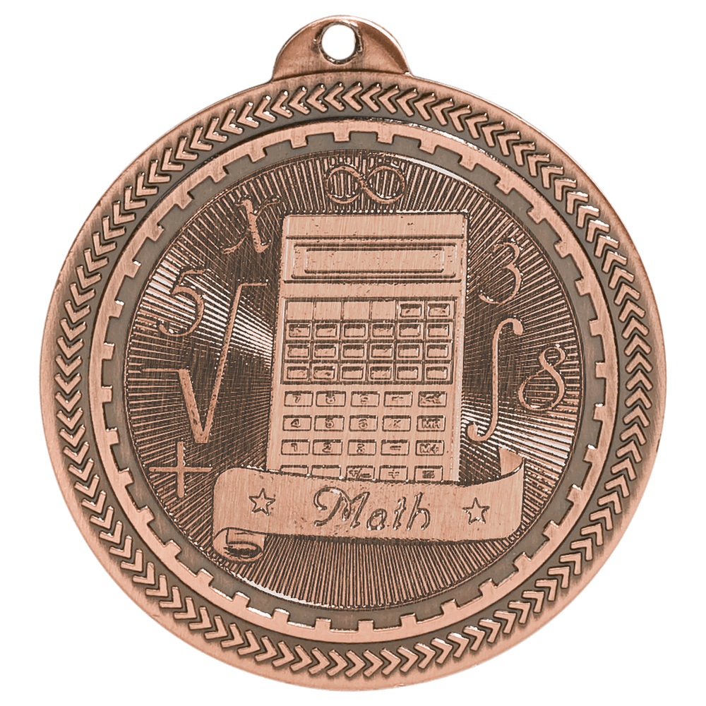 Math Laserable Medals