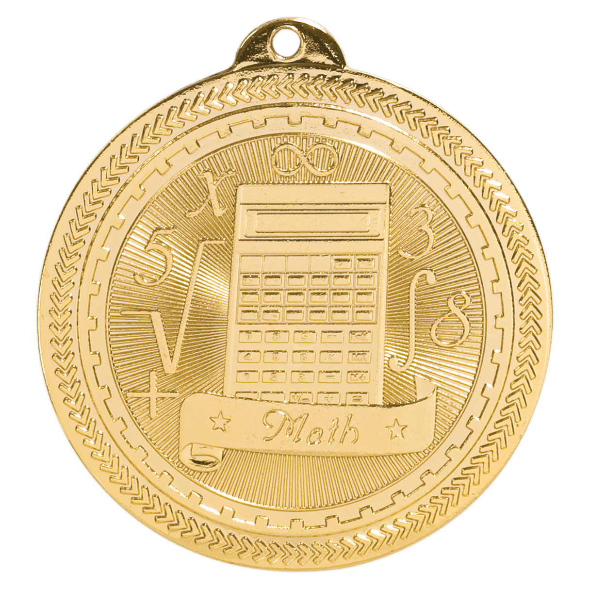 Math Laserable Medals