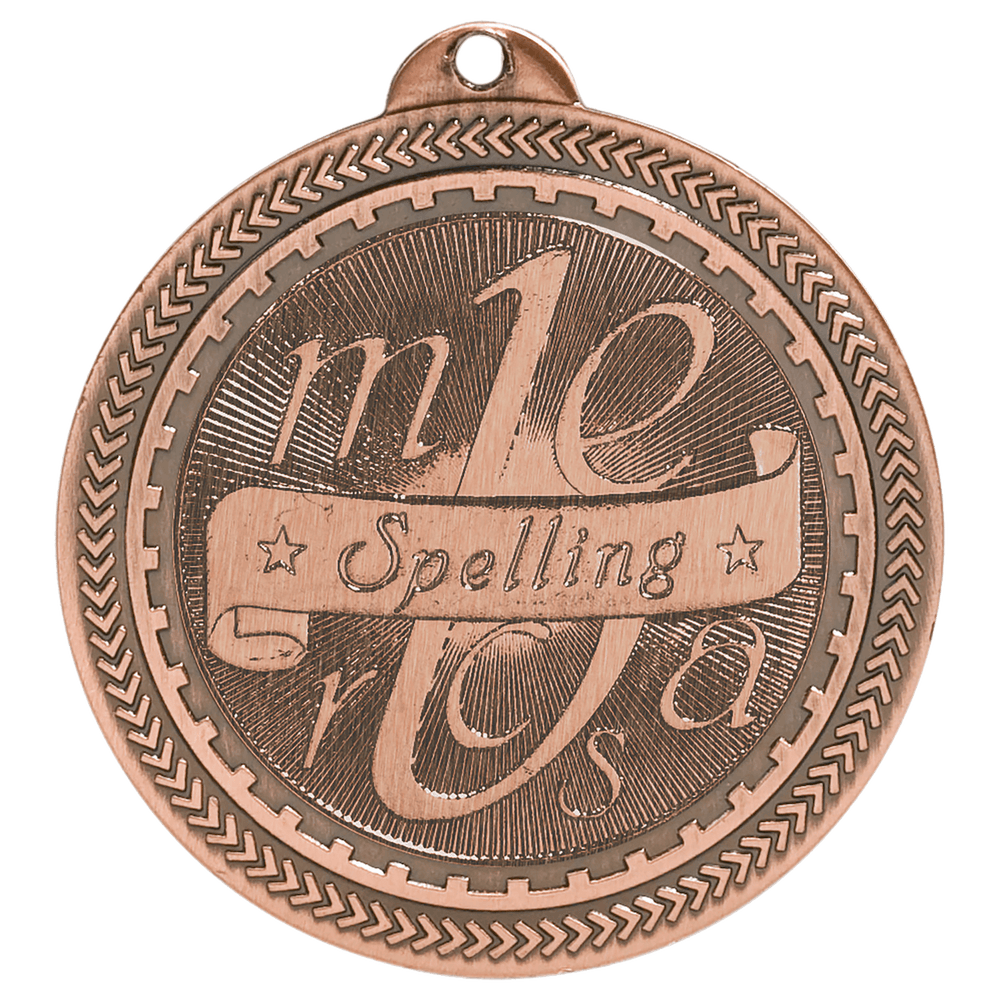 Spelling Laserable Medals