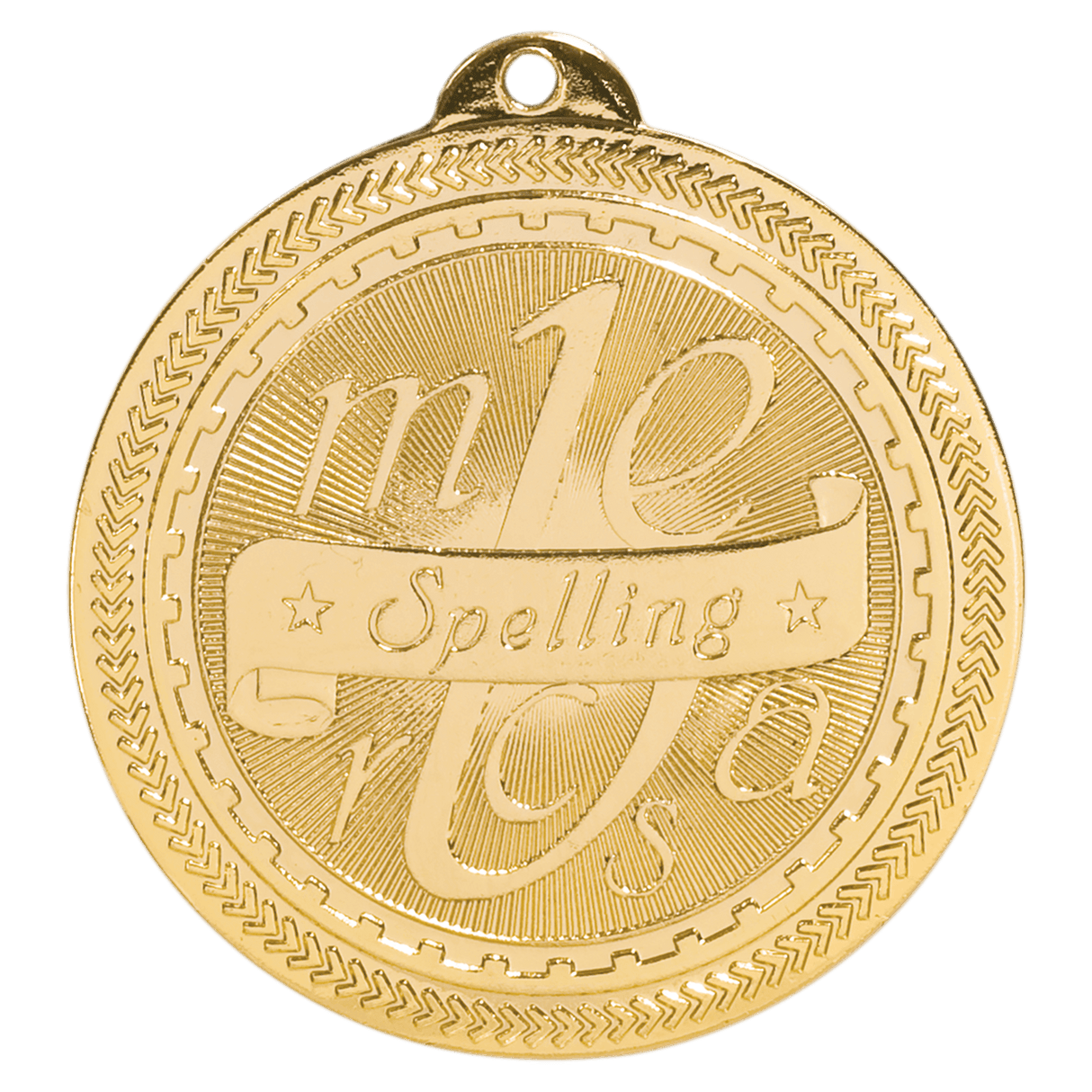Spelling Laserable Medals