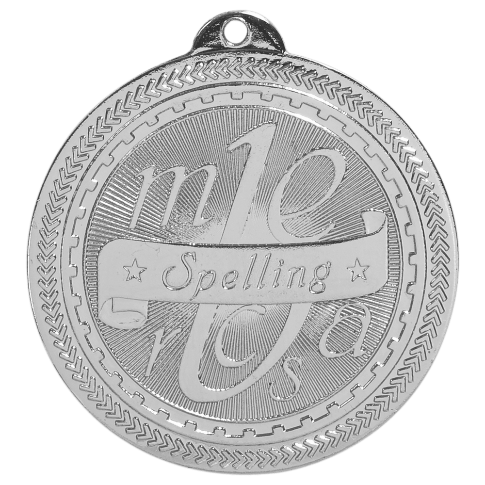 Spelling Laserable Medals