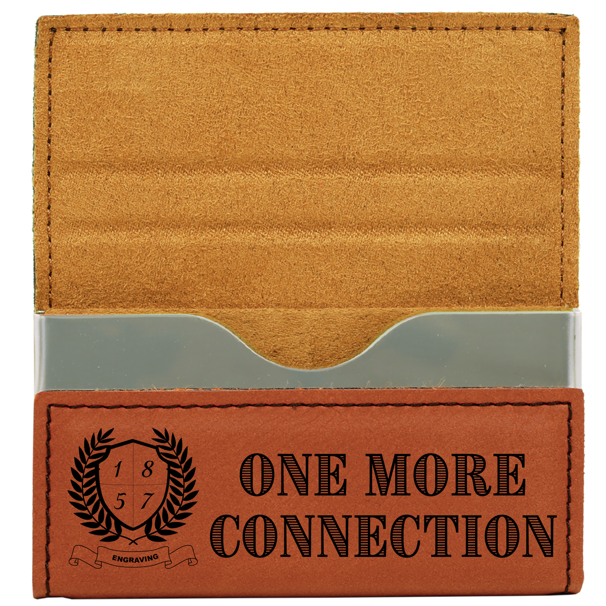 Leatherette Hard Business Card Holders
