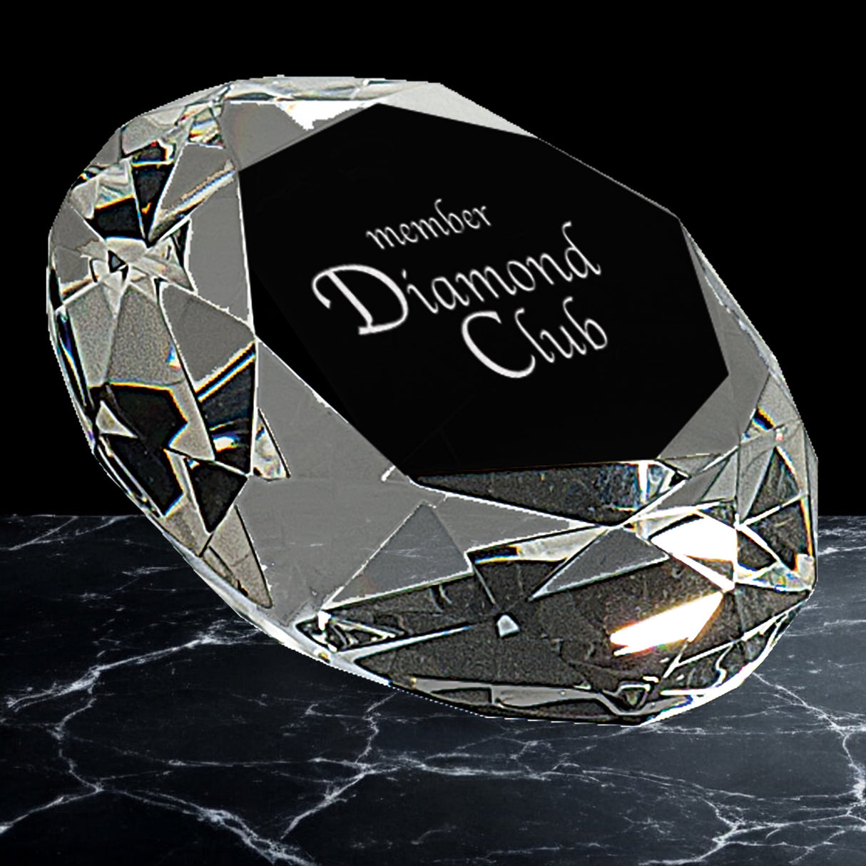 Crystal Diamond Paperweight