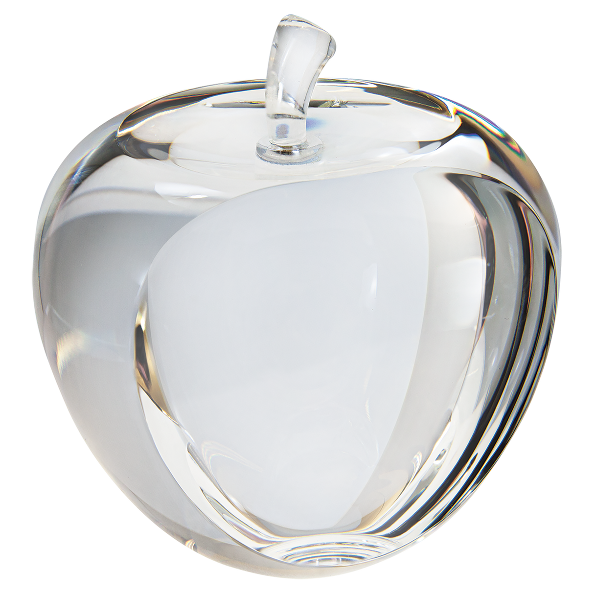 Crystal Apple Paperweights