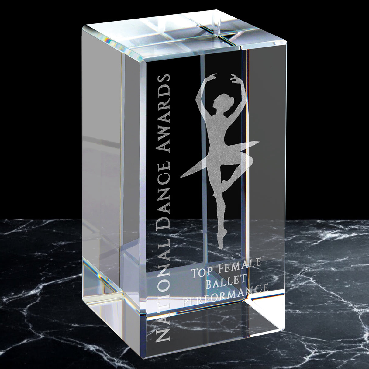 Crystal Column Block Paperweights