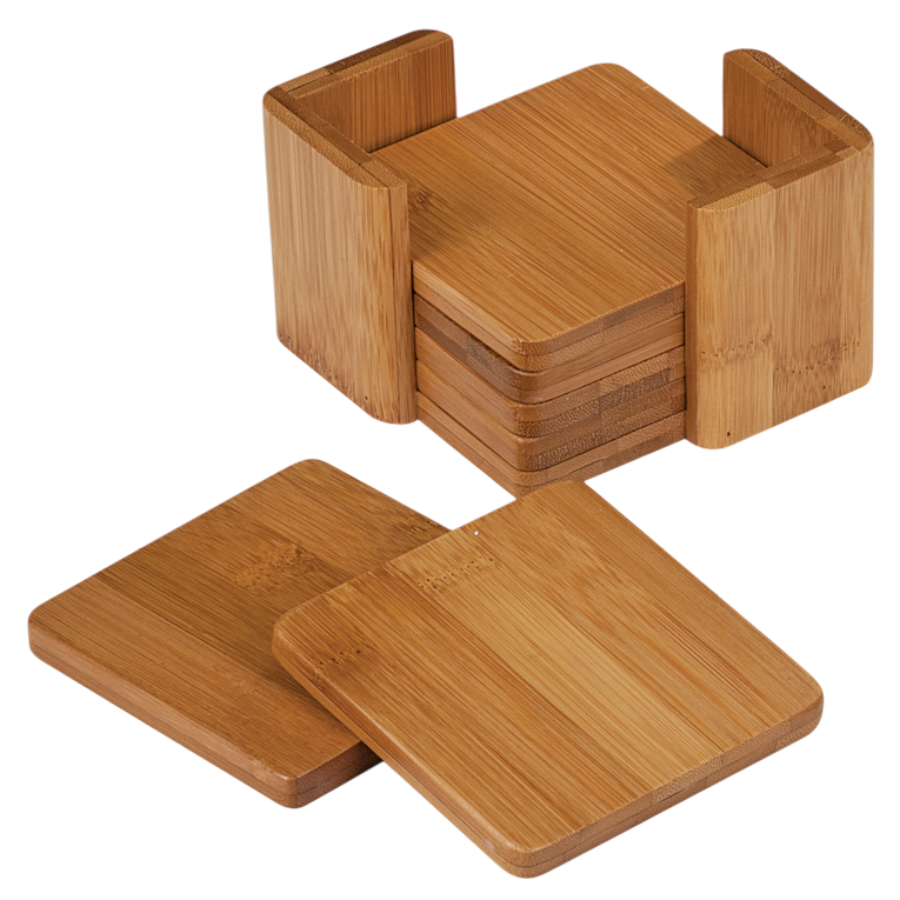 Bamboo 6-Coaster Sets