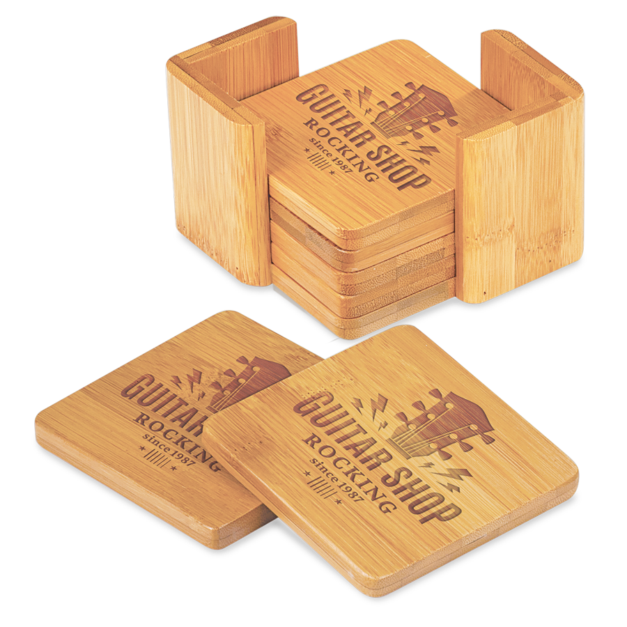 Bamboo 6-Coaster Sets