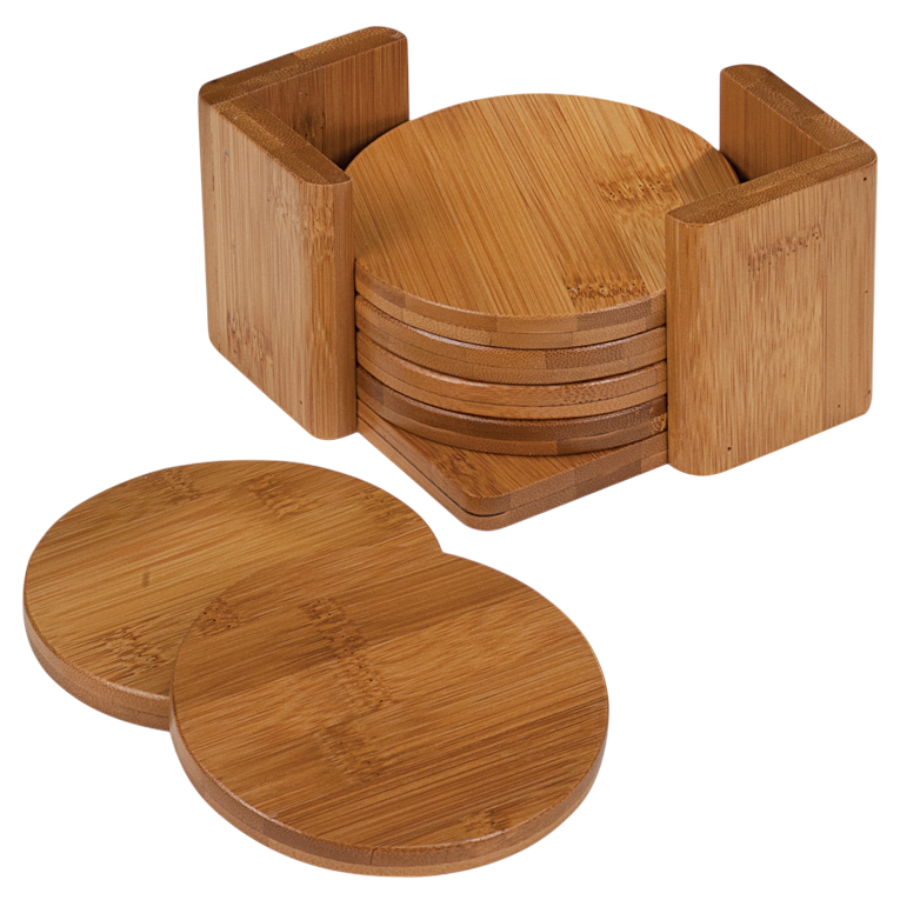 Bamboo 6-Coaster Sets