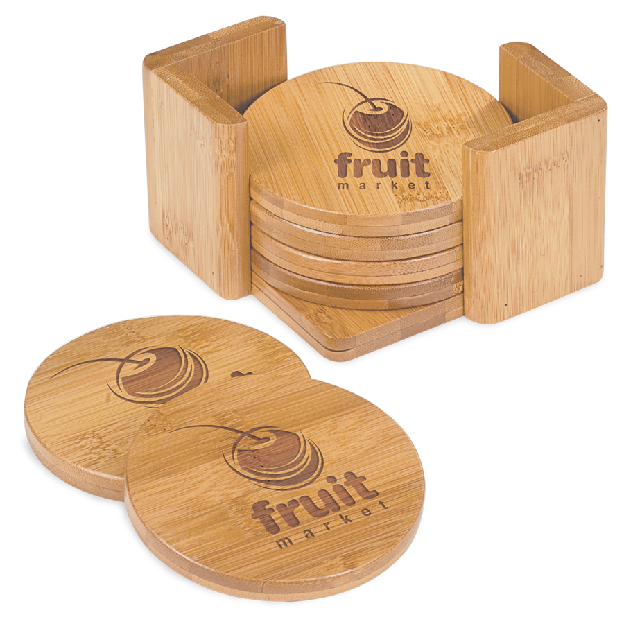 Bamboo 6-Coaster Sets