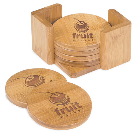 Bamboo 6-Coaster Sets