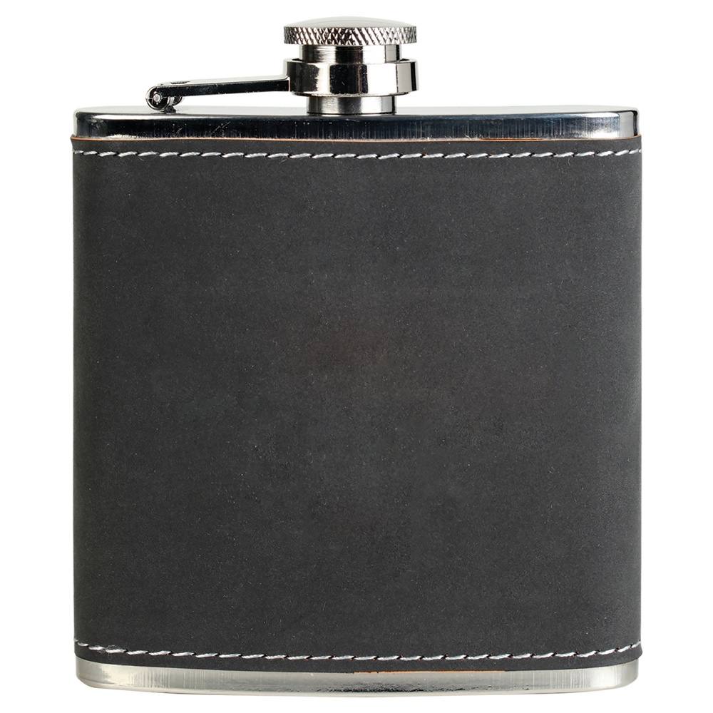 6 oz. Individual Leatherette Flasks