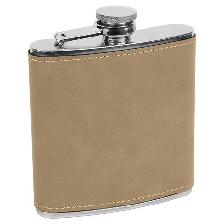 6 oz. Individual Leatherette Flasks