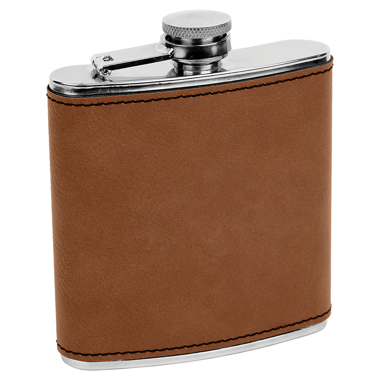 6 oz. Individual Leatherette Flasks