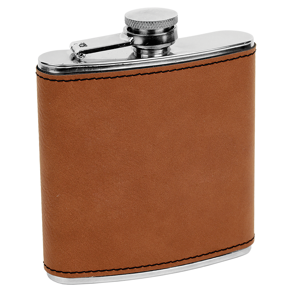 6 oz. Individual Leatherette Flasks
