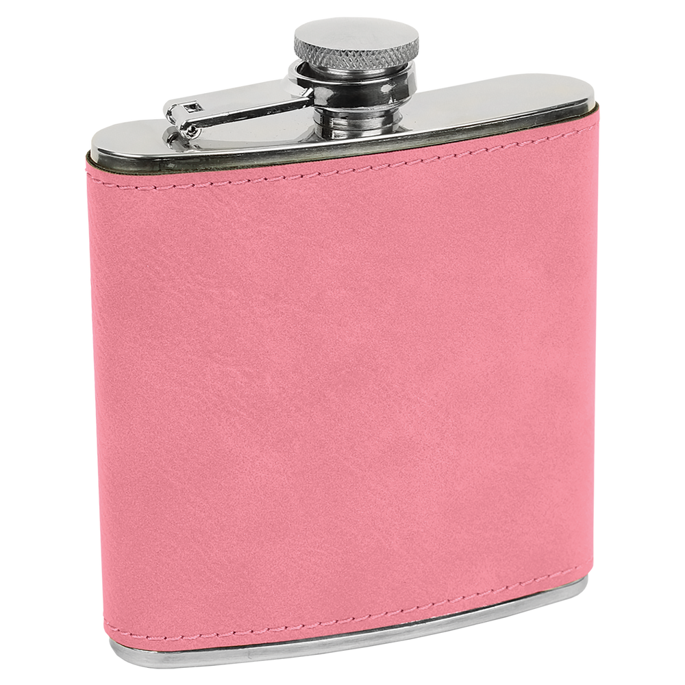 6 oz. Individual Leatherette Flasks