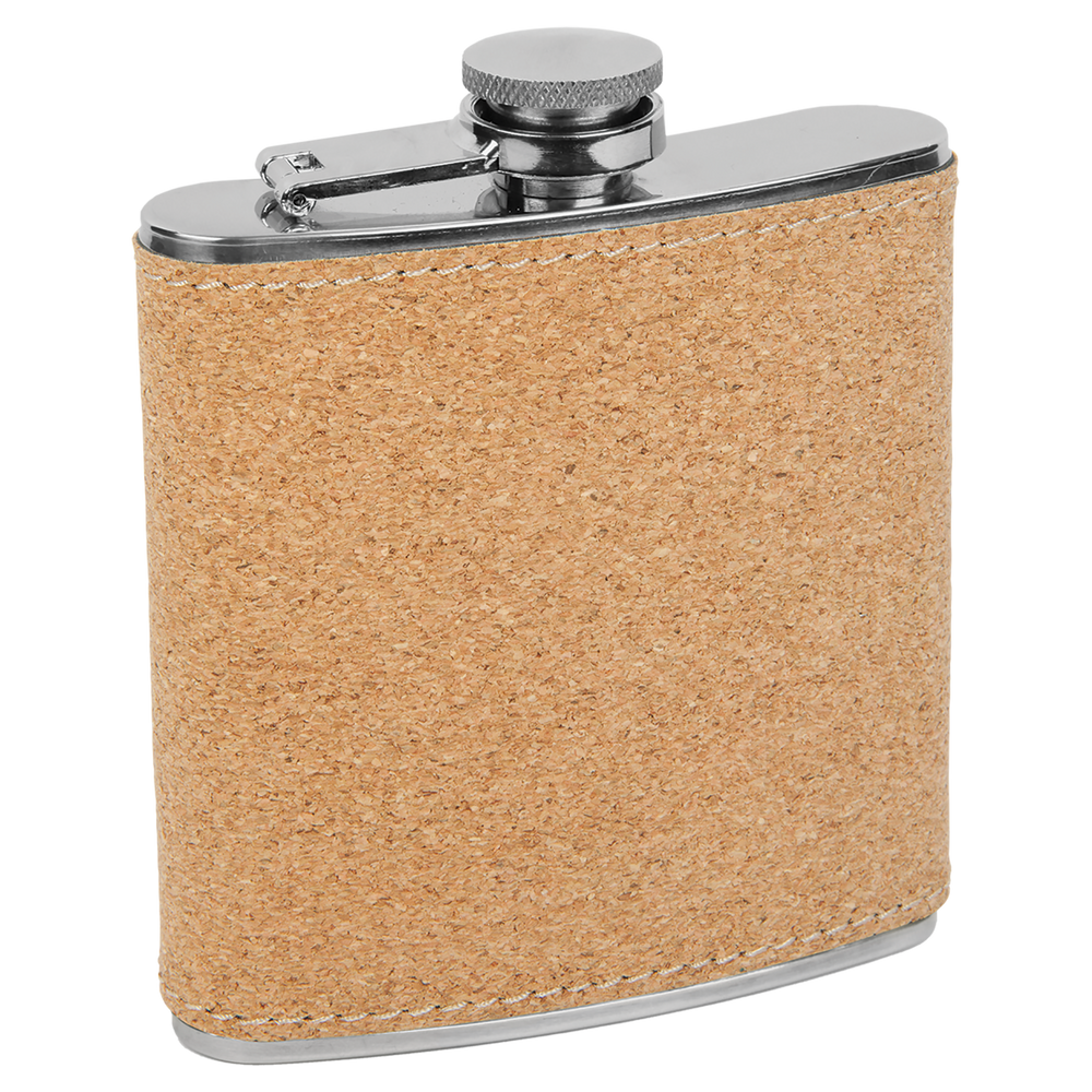6 oz. Individual Leatherette Flasks