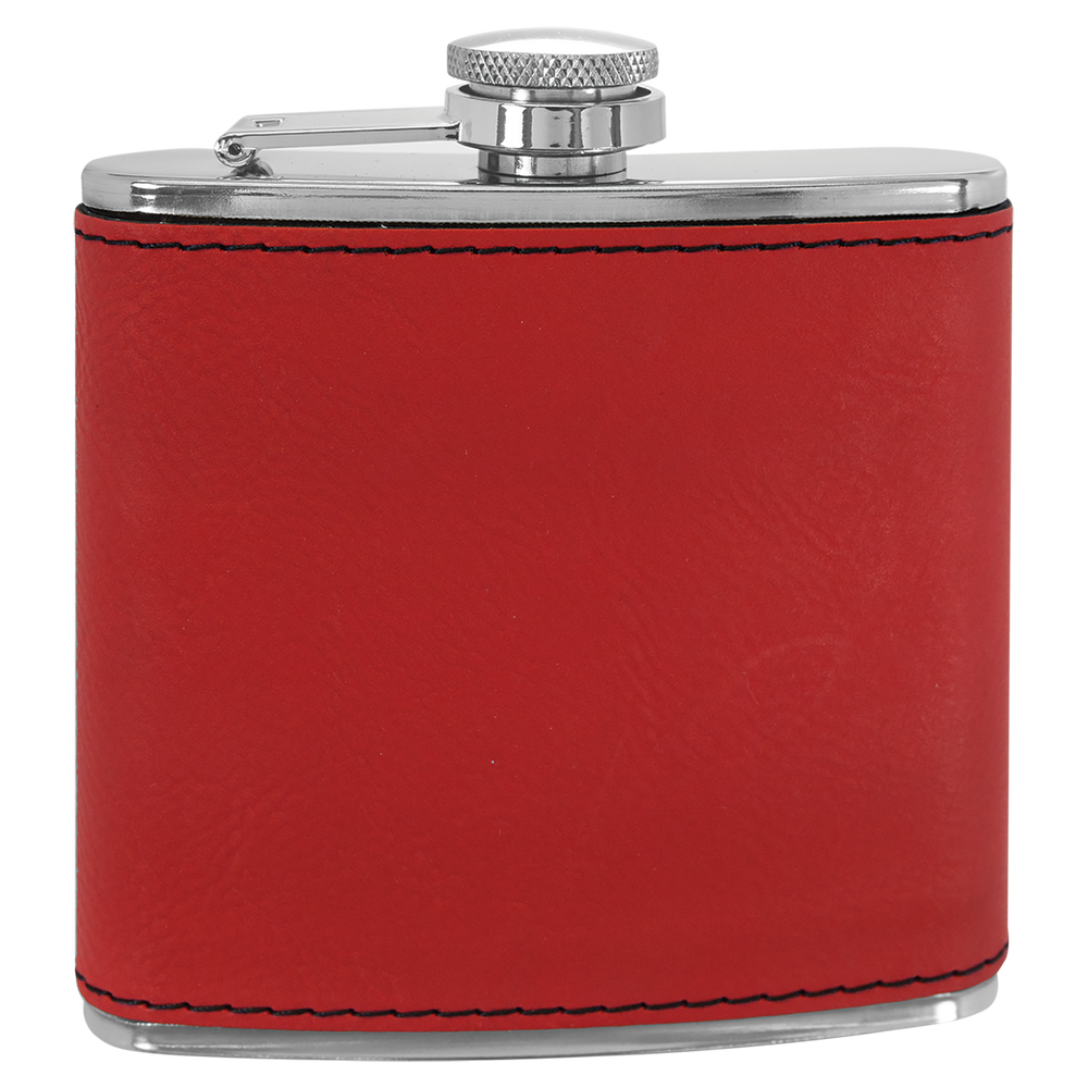 6 oz. Individual Leatherette Flasks
