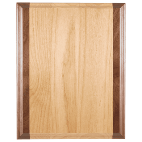 Genuine Red Alder and Walnut Plaques (Two-Toned)