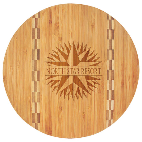 Butcher Block Inlay Bamboo Cutting Boards