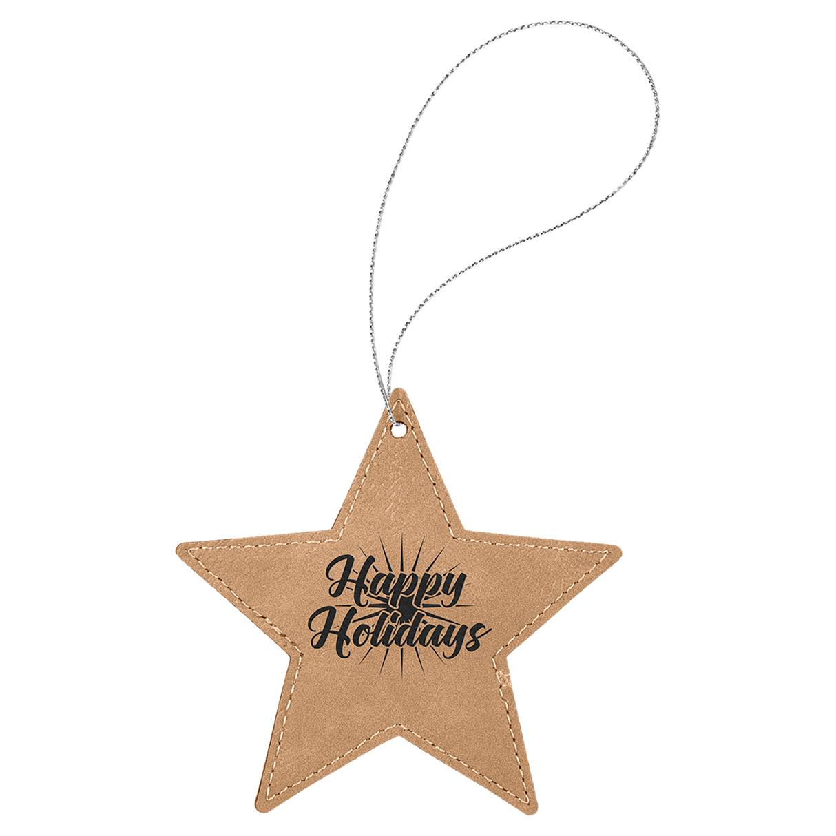 Star Leatherette Ornaments