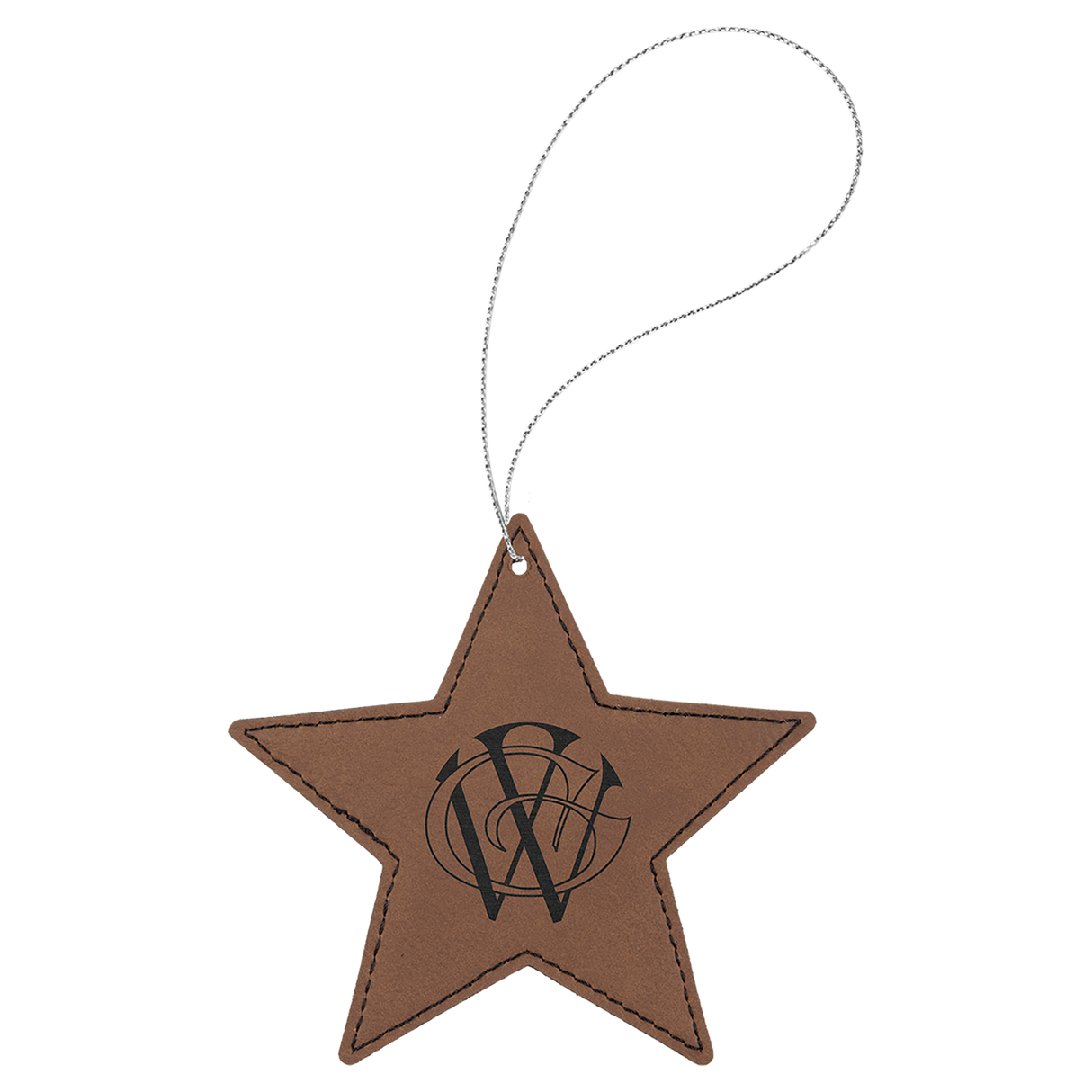 Star Leatherette Ornaments
