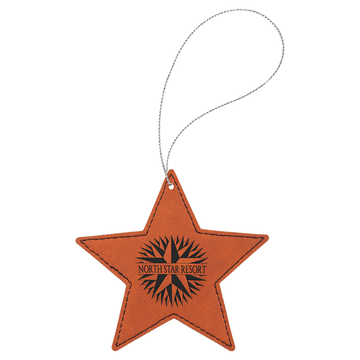 Star Leatherette Ornaments