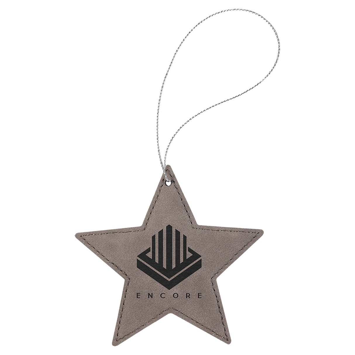 Star Leatherette Ornaments