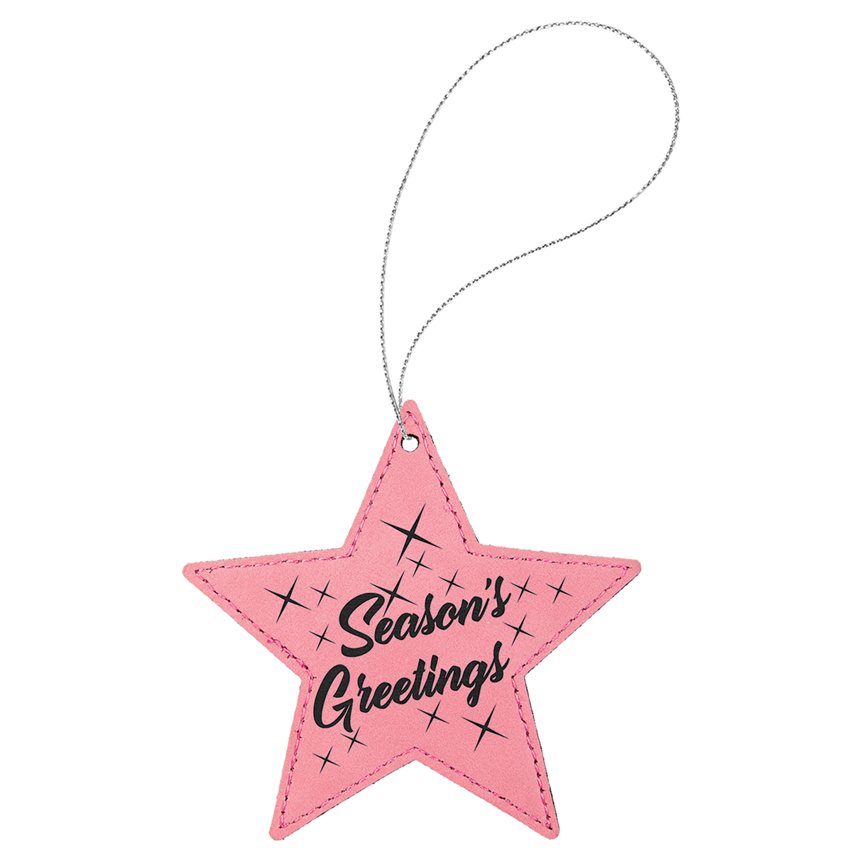 Star Leatherette Ornaments