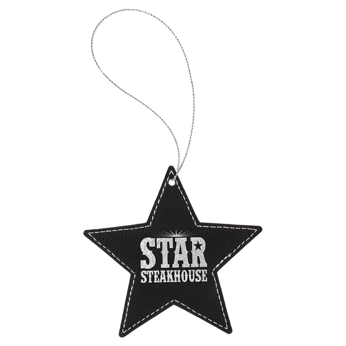 Star Leatherette Ornaments