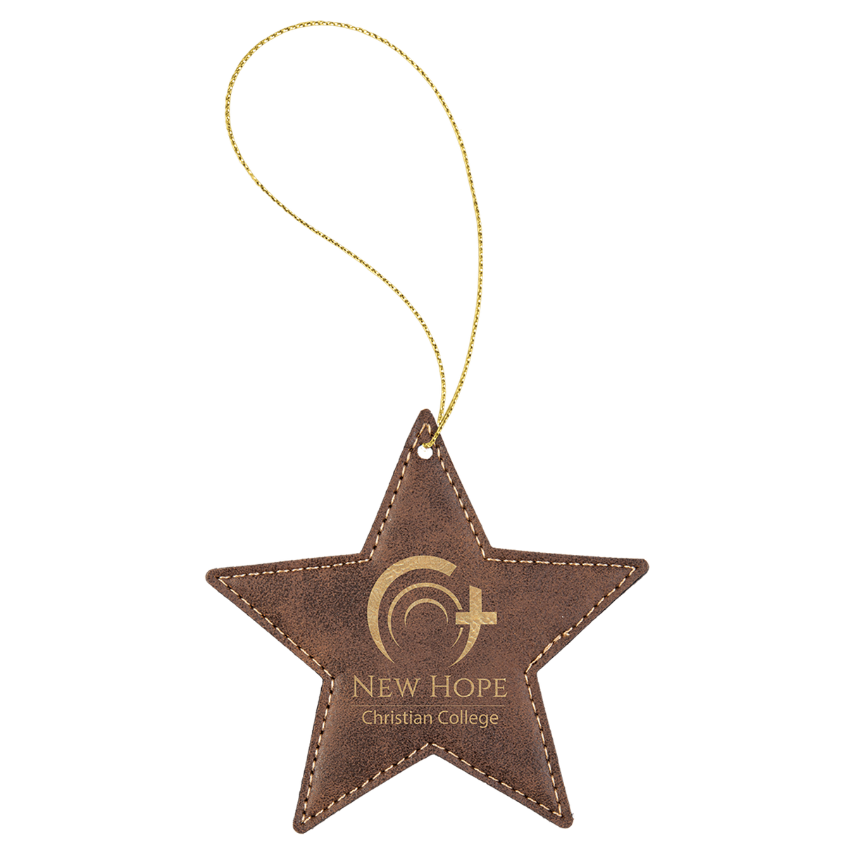 Star Leatherette Ornaments