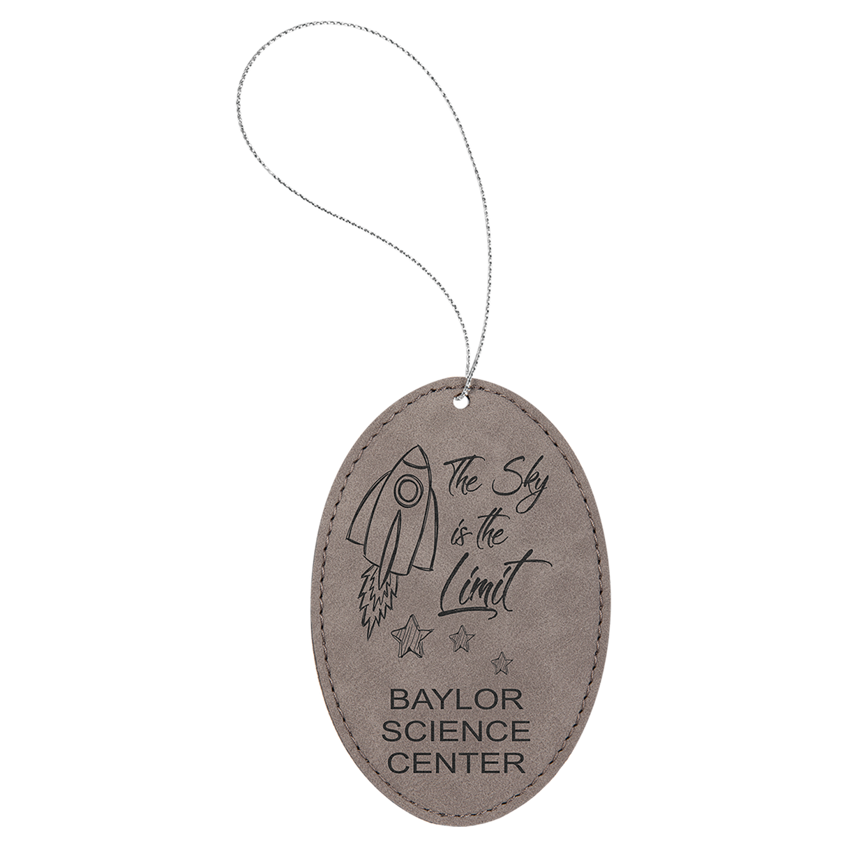 Oval Leatherette Ornaments