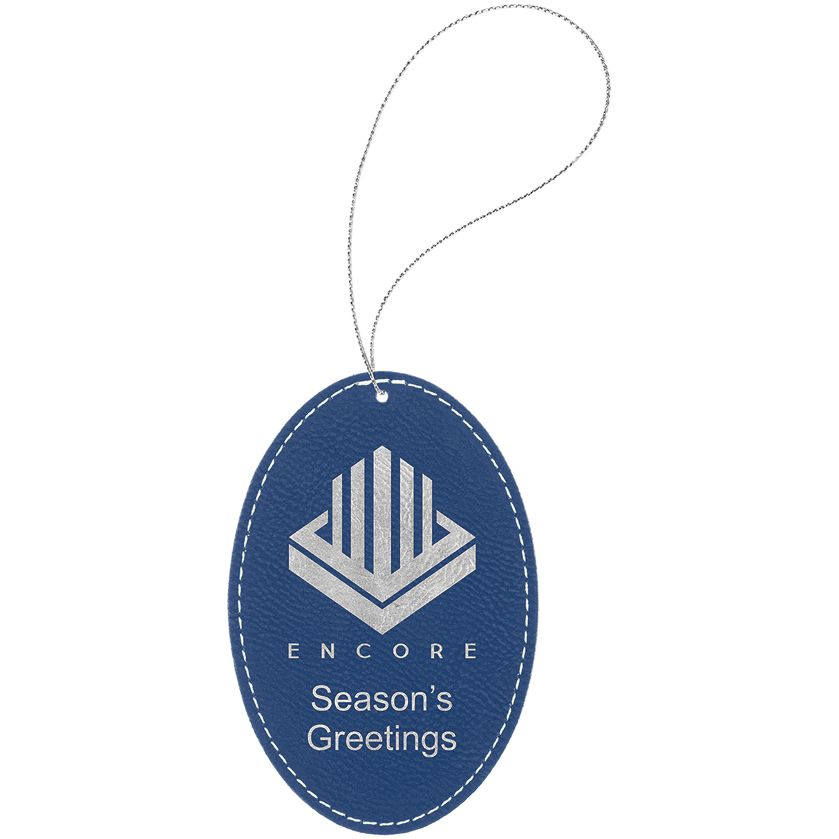 Oval Leatherette Ornaments