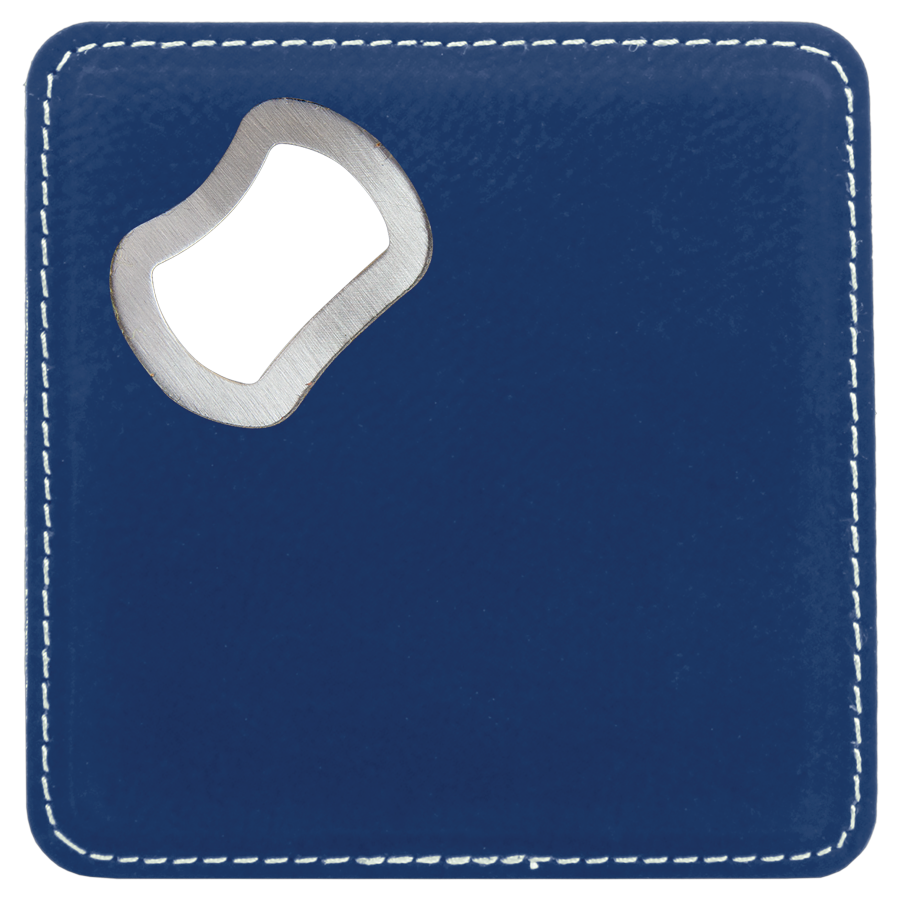 4 inch Coasters with Bottle Opener (Set of 6)