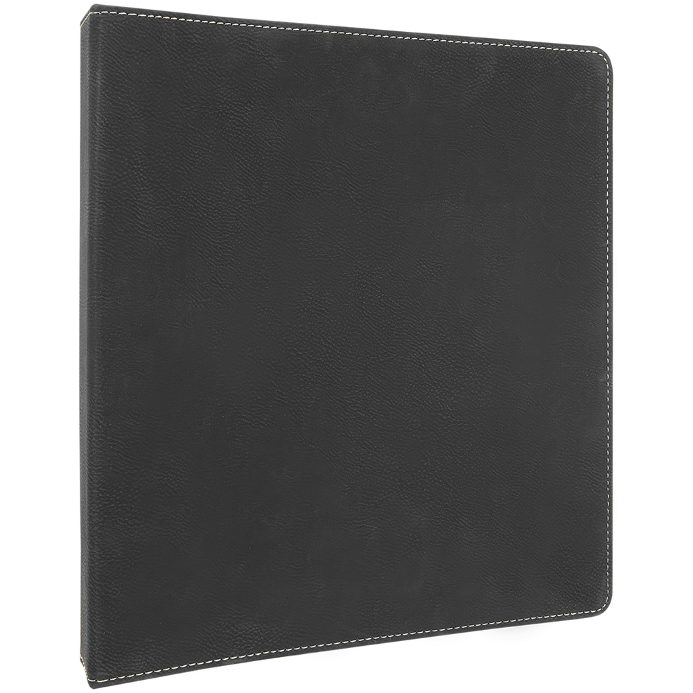 3-Ring Laserable Leatherette Binder