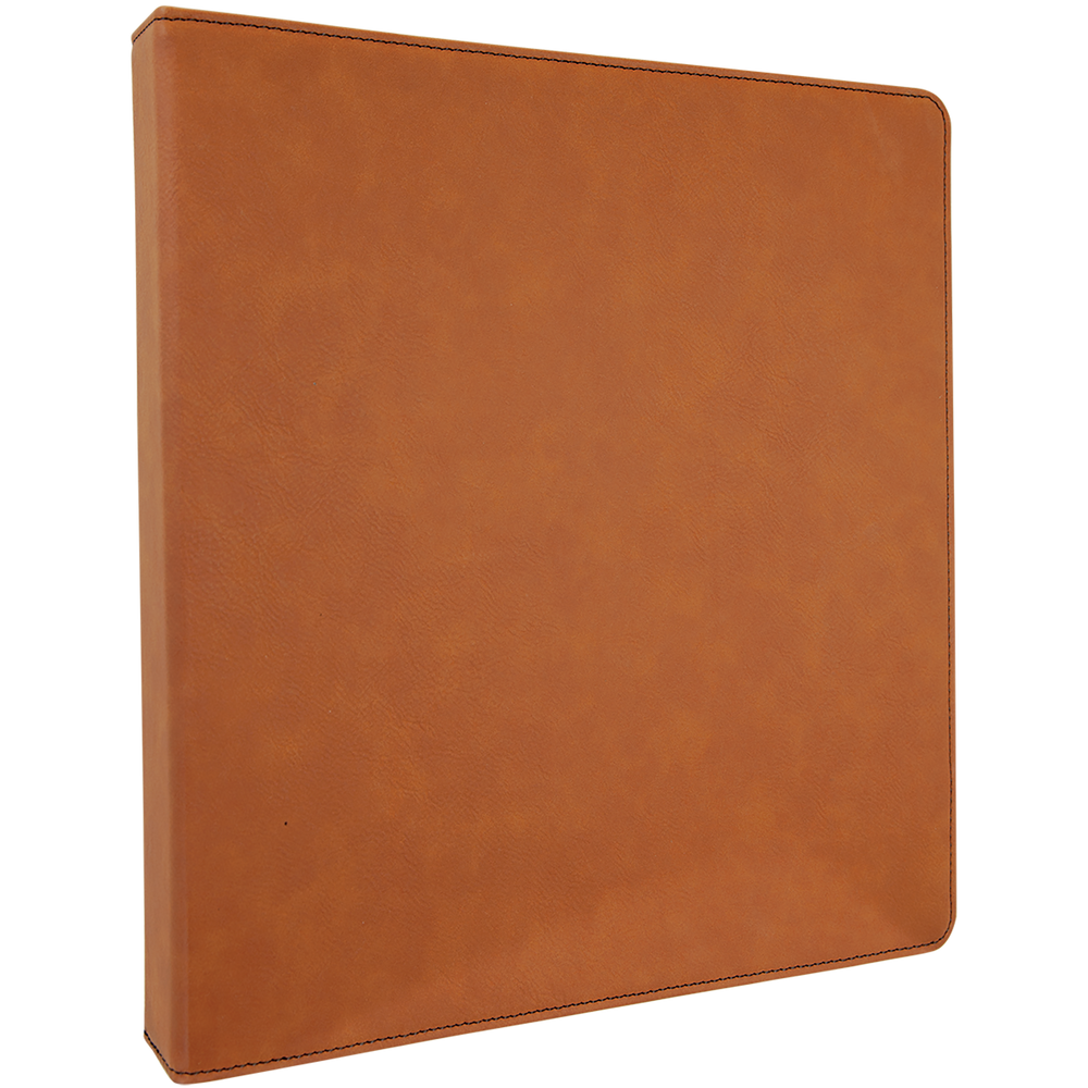 3-Ring Laserable Leatherette Binder