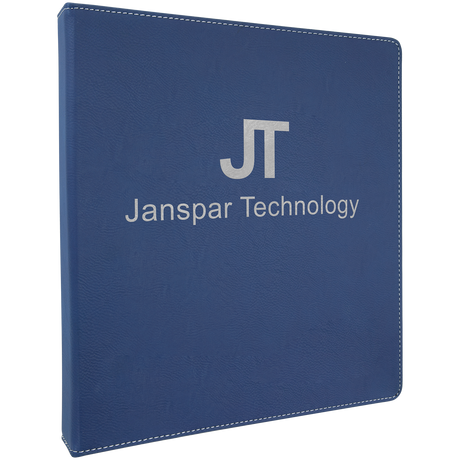 3-Ring Laserable Leatherette Binder