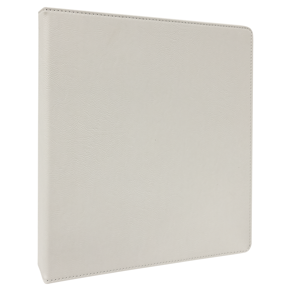 3-Ring Laserable Leatherette Binder