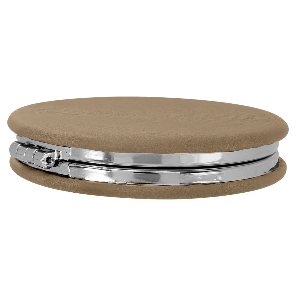 Leatherette Compact Mirrors
