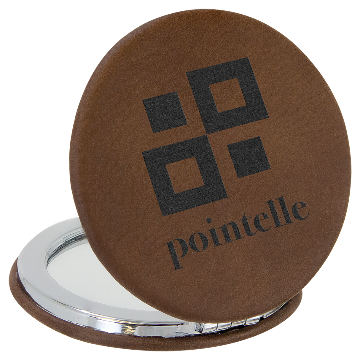 Leatherette Compact Mirrors