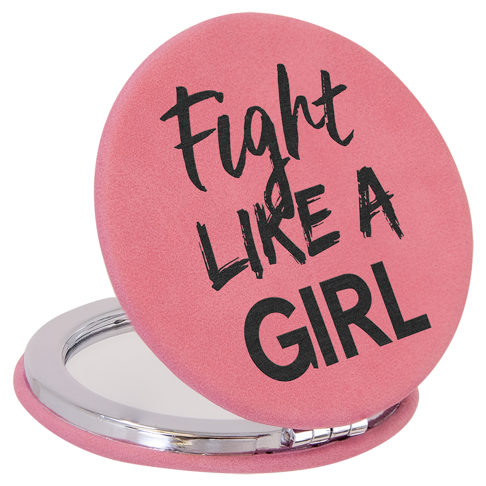 Leatherette Compact Mirrors