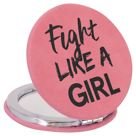 Leatherette Compact Mirrors