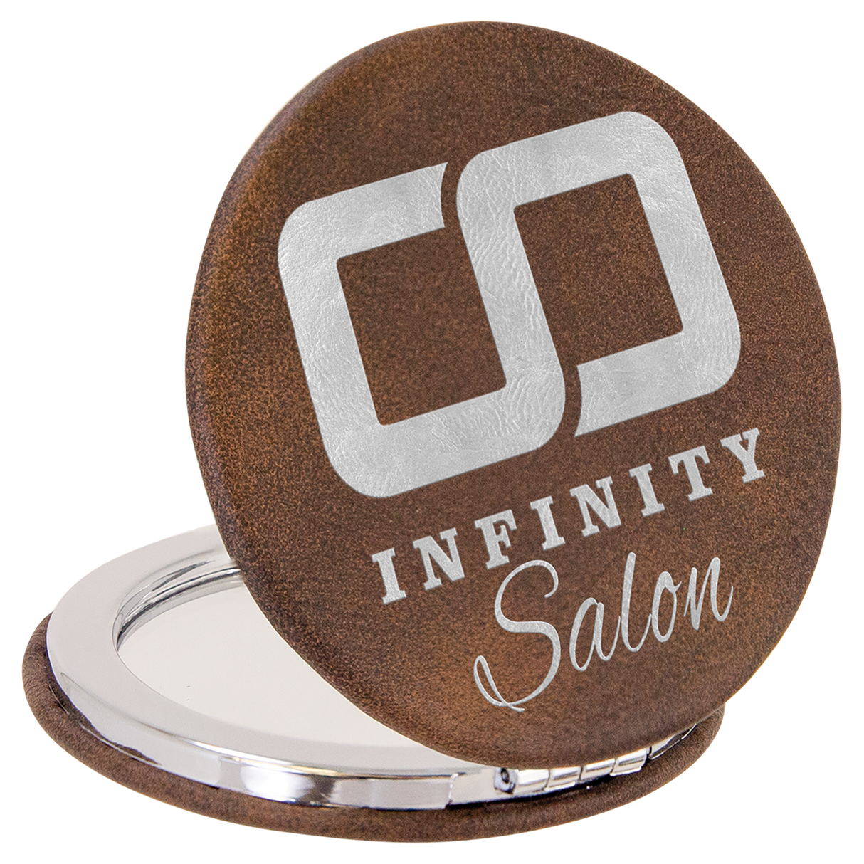 Leatherette Compact Mirrors